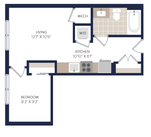 Floor Plans of Rise at Temple Courts in Washington DC Floor Plans of Rise at Temple Courts in Washington DC